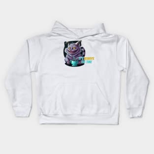 It's Always Tea Time - Cheshire Cat Kids Hoodie